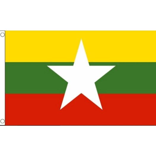 Vlag Myanmar 60x90cm