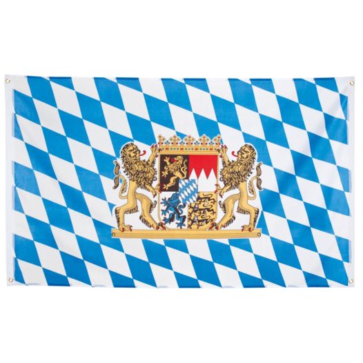 Beierse vlag 90x150 Geblokte vlag voor Oktoberfest