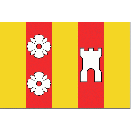 Vlag Rozenburg 100x150cm