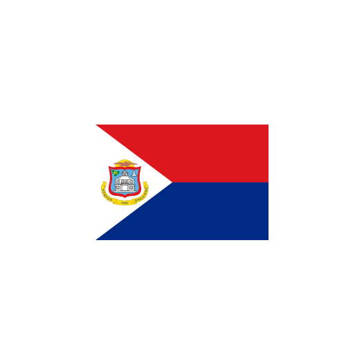 vlag Sint Maarten 50x75cm vlaggen Sint maarten kopen gastenvlag