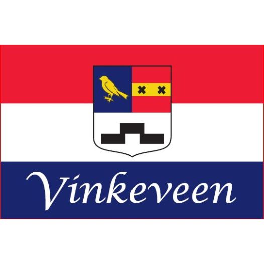 Vlag Vinkeveen 70x100cm bootvlag Vinkeveense plassen