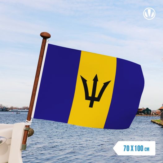 Vlag Barbados 70x100cm