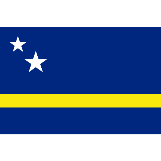 Vlag Curacao 225x350cm