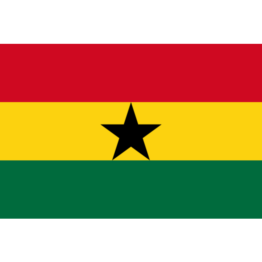 Vlag Ghana 300x450cm