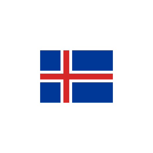vlag IJsland 90x150cm Best Value