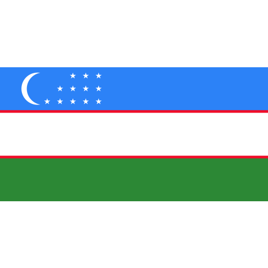 Vlag Oezbekistan 300x450cm