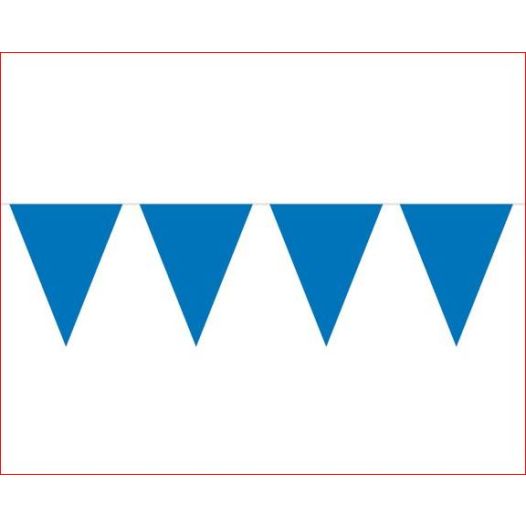 Vlaggenlijn blauw effen blauwe vlaggenlijnen