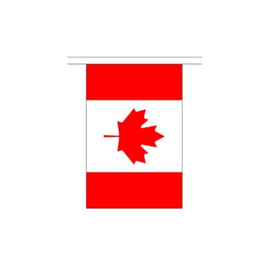 Vlaggenlijn Canada 9m, stof
