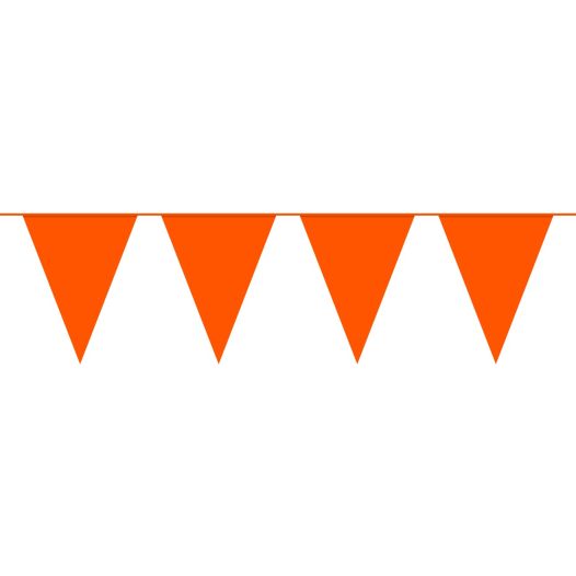 Oranje vlaggenlijn 1 kilometer