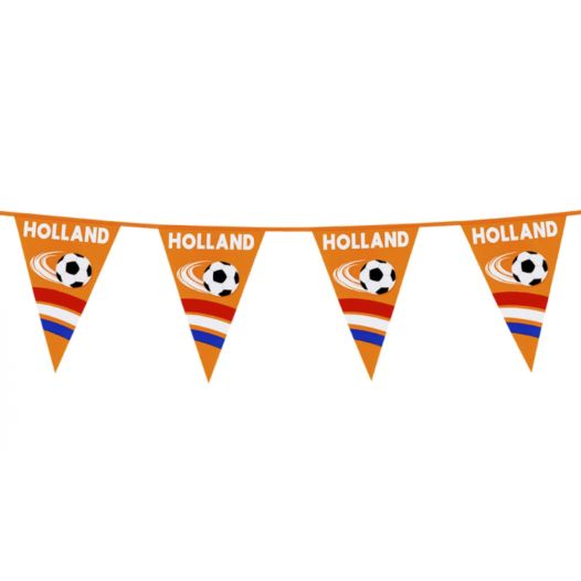 Vlaggenlijn Oranje met Nederlandse vlag