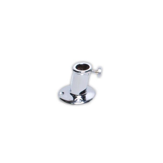 Vlaggenstok houder verchroomd 20mm
