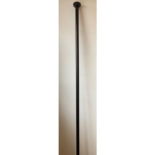 Vlaggenstok zwart Aluminium 200cm