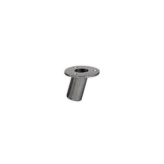 vlaggenstokhouder RVS 31mm inbouw verzonken houder voor vlaggenstok 30mm