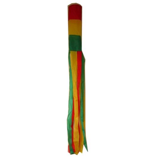 Windsock Carnaval Limburg 150cm rood geel groen