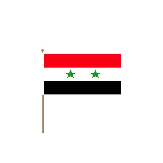 Zwaaivlag Syrië 30x45cm stof