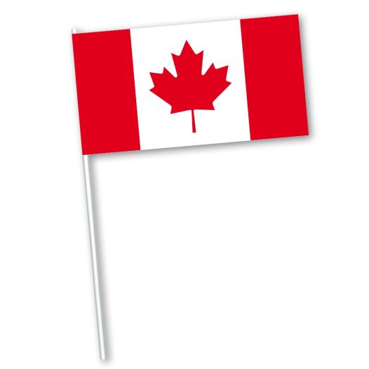 Zwaaivlag Canada 30x45 met stoklengte van 60cm