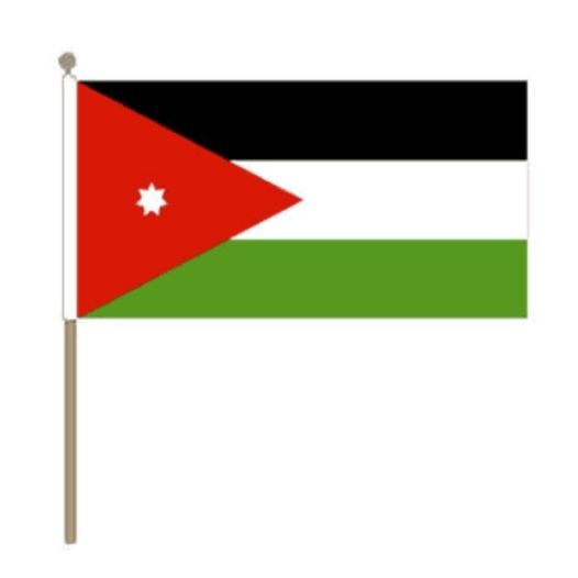 Kleine Zwaaivlag Jordanie