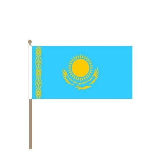 Zwaaivlag Kazachstan 30x45cm