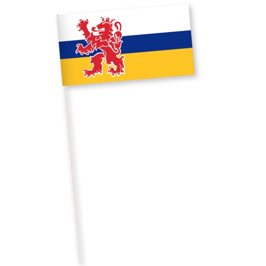 Zwaaivlag provincie Limburg 11x21cm