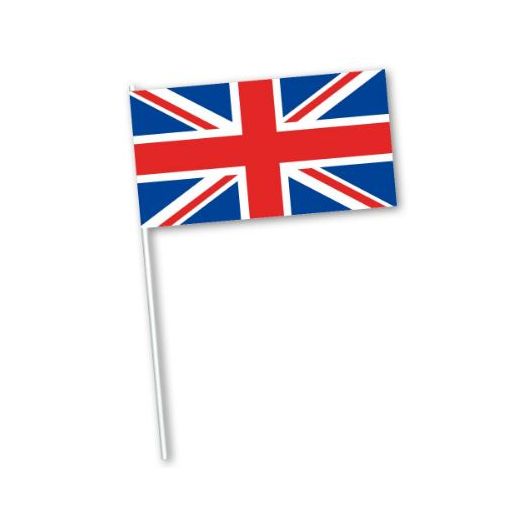 zwaaivlag UK papier 11x21cm papier