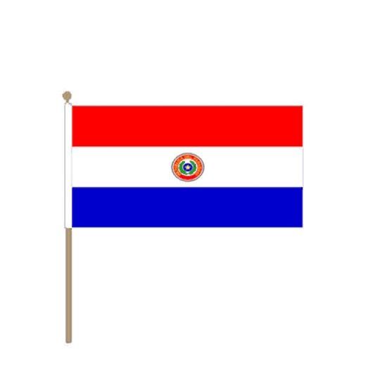Zwaaivlag Paraguay 30x45cm met stoklengte van 60cm