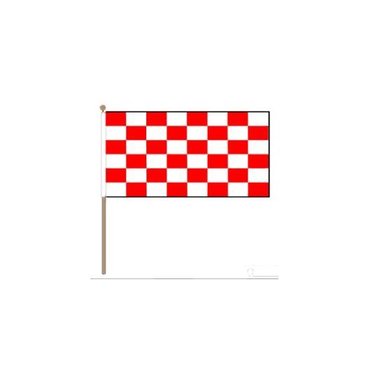 Zwaaivlag Start 90x150cm op houten stok 135cm