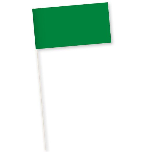 Zwaaivlaggen groen groene zwaaivlaggetjes papier kopen