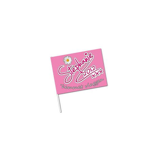 Zwaaivlaggetjes 21x30cm papier MC coated voordelig te bedrukken door Vlaggenclub met uw reclame of logo