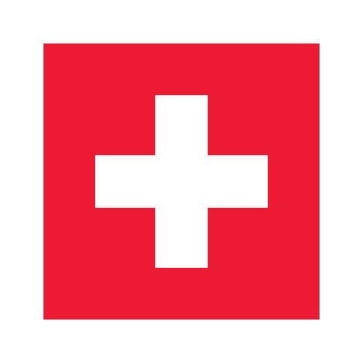 Zwitserse vlag | vlaggen Zwitserland 100x100cm