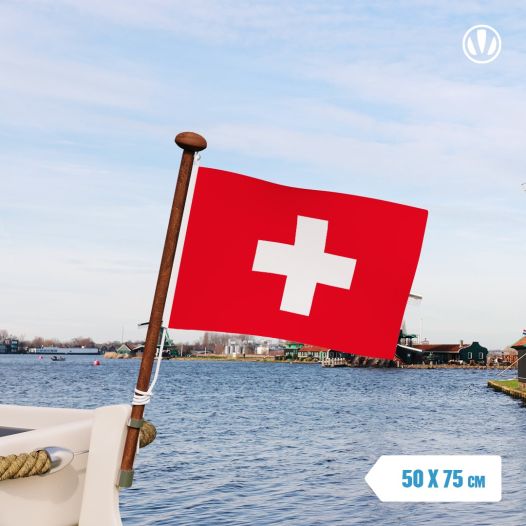 Zwitserse vlag | vlaggen Zwitserland 50x75cm