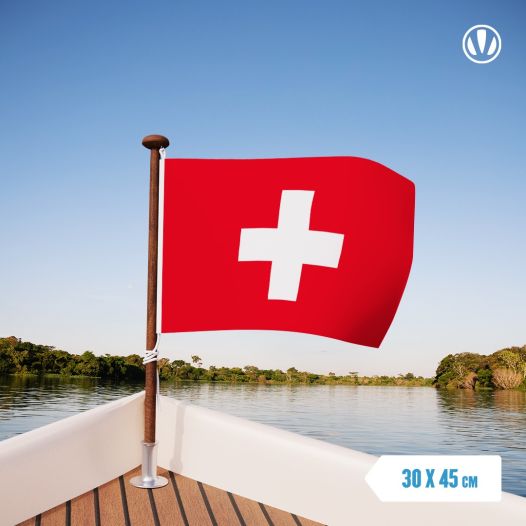 Zwitserse vlag | vlaggen Zwitserland 30x45cm gastenvlag