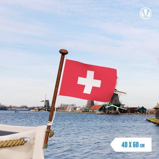 Zwitserland vlag 40x60cm