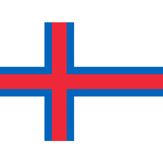 Vlag Faeroer Eilanden 30x45cm