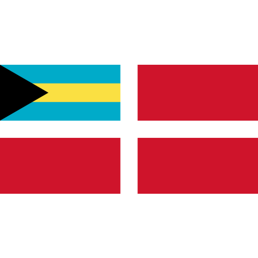 vlag Bahama's koopvaardij 150x225cm - Spunpoly