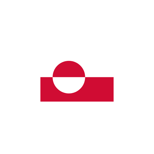 Vlag Groenland 30x45cm