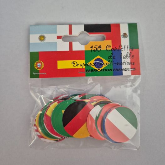Internationale landen tafelconfetti