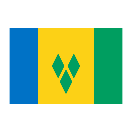 vlag Saint Vincent en de Grenadines 30x45cm