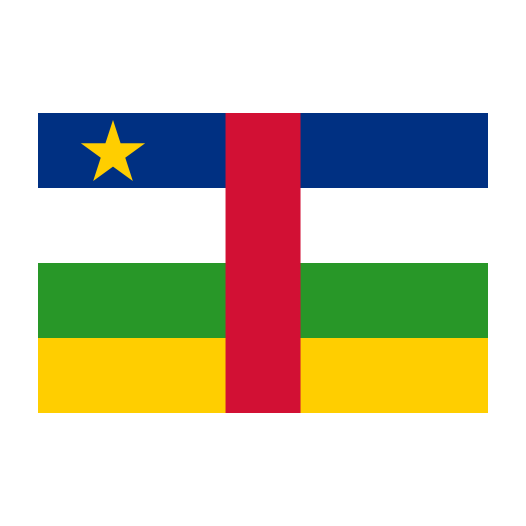 Tafelvlag Centraal-Afrikaanse Republiek 10x15cm