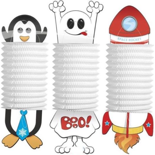 Zelf lampion maken rond 16 cm