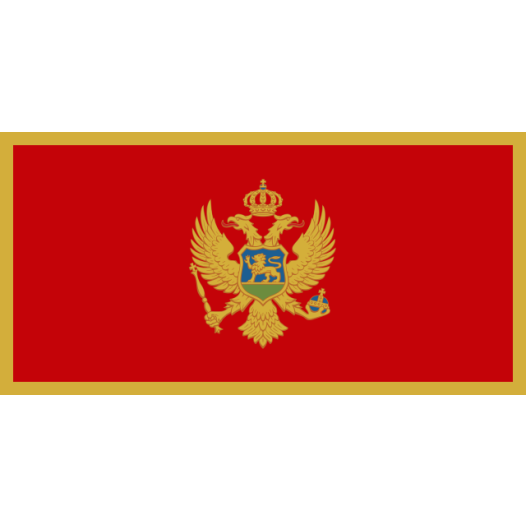 Vlag Montenegro 70x100cm