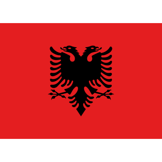 vlag Albanië 30x45cm