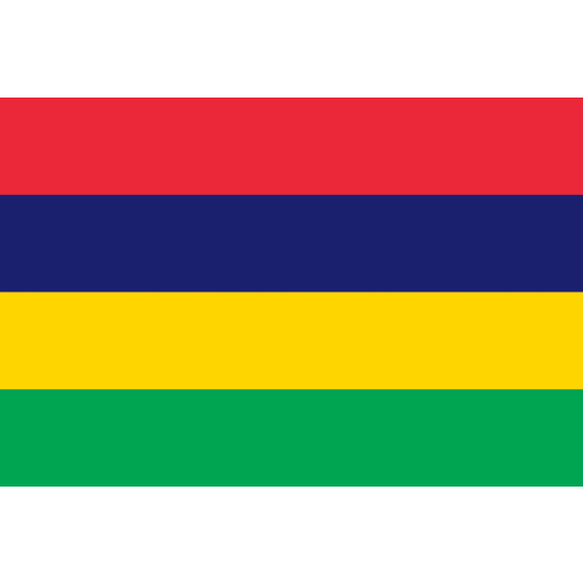 vlag Mauritius 150x225cm - Spunpoly
