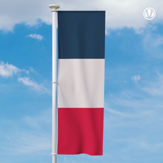 Banier Franse vlag | Verticaal