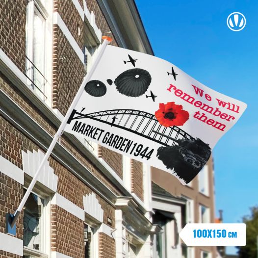 Herdenkingsvlag Operatie Market Garden 100x150cm