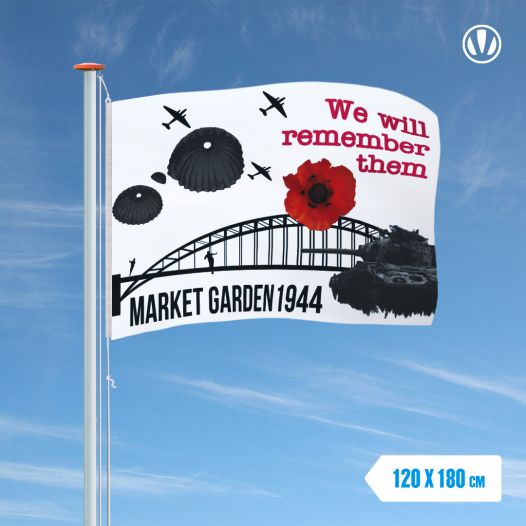 Herdenkingsvlag Operatie Market Garden 120x180cm