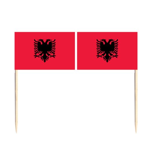 Cocktailprikkers Albanie - 50 stuks