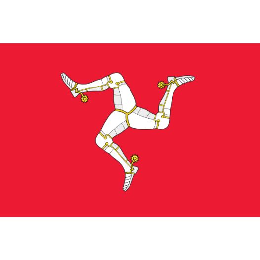 Tafelvlag Isle of Man 10x15cm