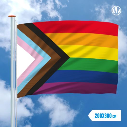 Pride vlag Progress vlag 200x300cm