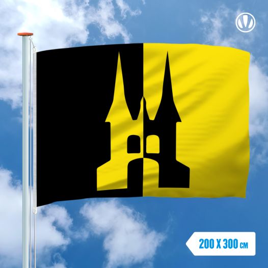Vlag Sneek met Waterpoort 200x300cm