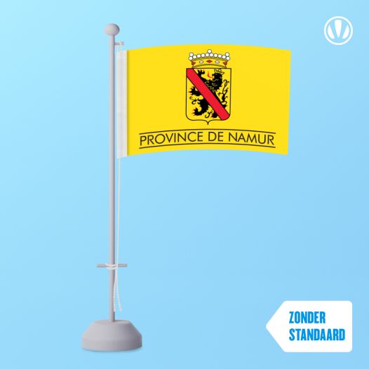 Tafelvlag met wapen van Namen (Namur) 10x15cm